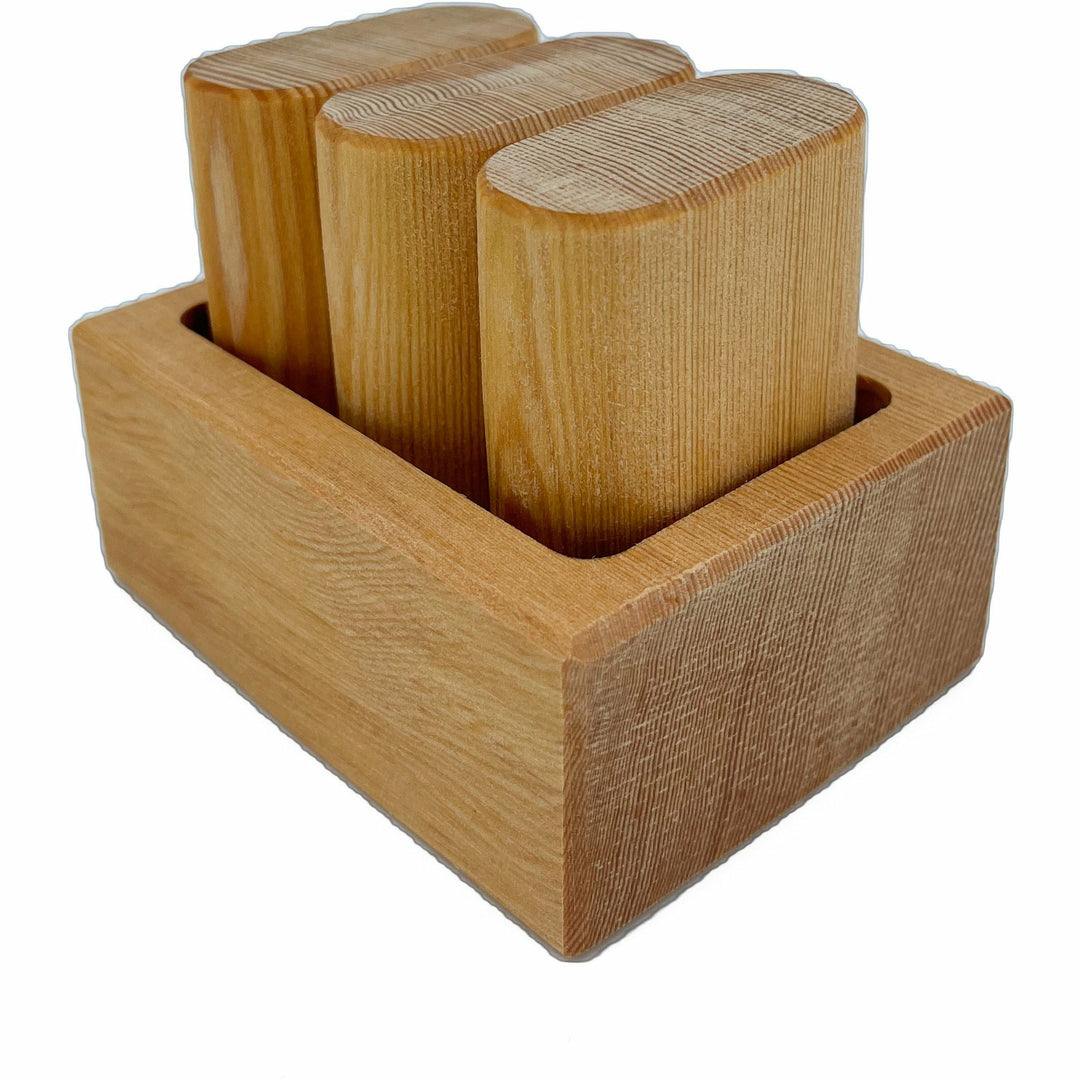 Wooden handle details of Gary Krebs fly tying cutters
