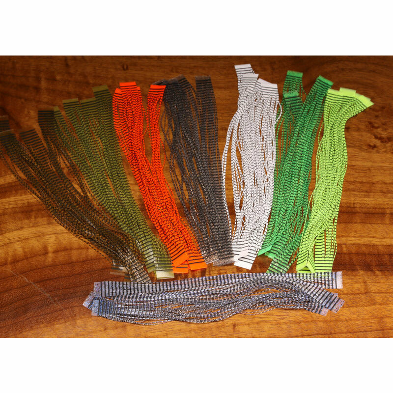 Grizzly Micro Legs fly tying materials in assorted colors
