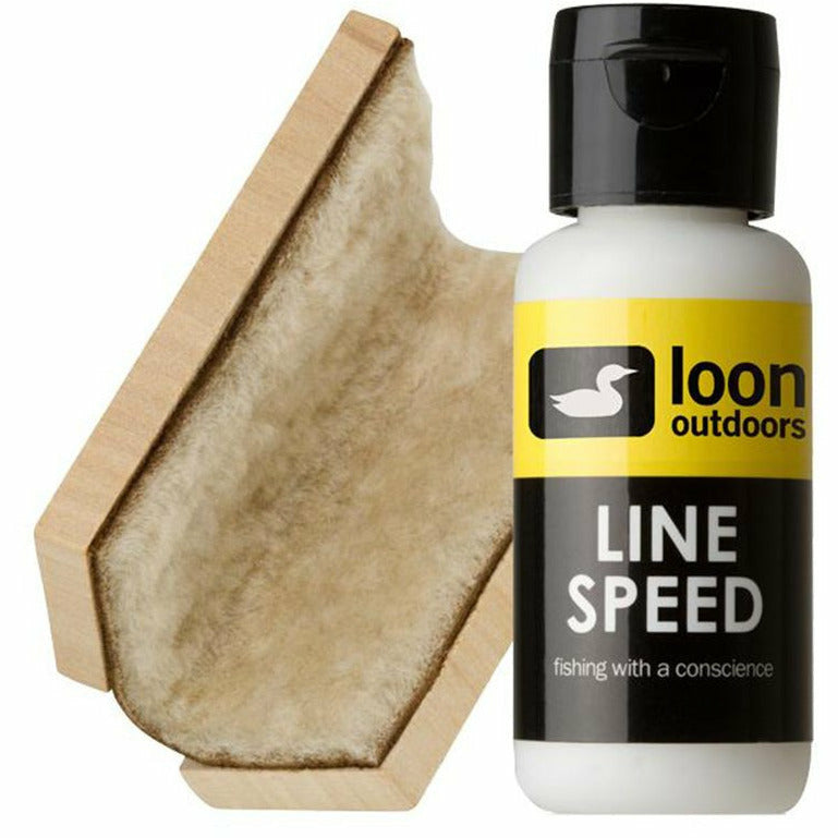 Loon Outdoors Line Up Kit including Line Speed bottle and wooden cleaning tool