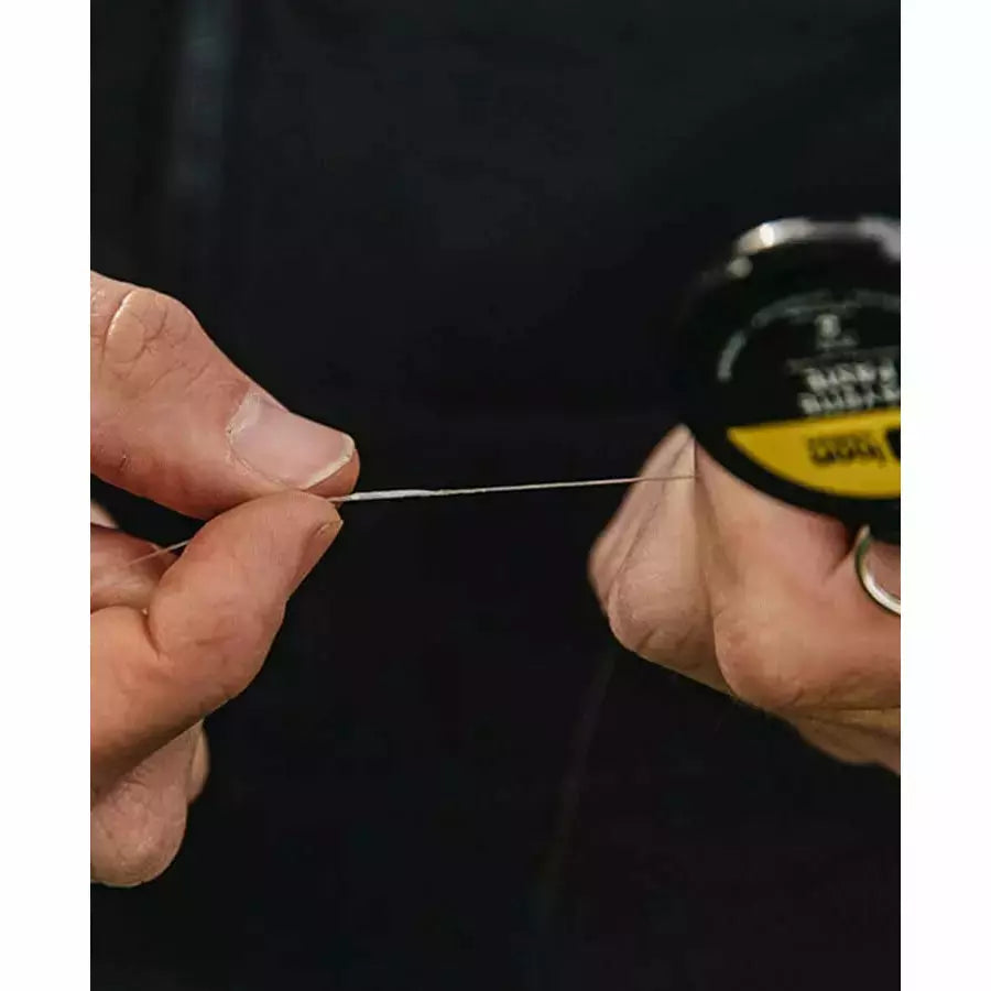 Loon Payette Paste floatant applied to fishing tippet for clear coating