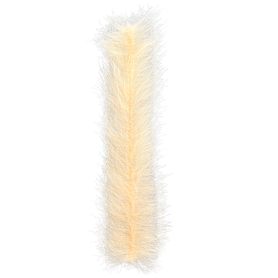 Pale cream off-white MFC Bunny Brush fly tying material with fine wispy texture