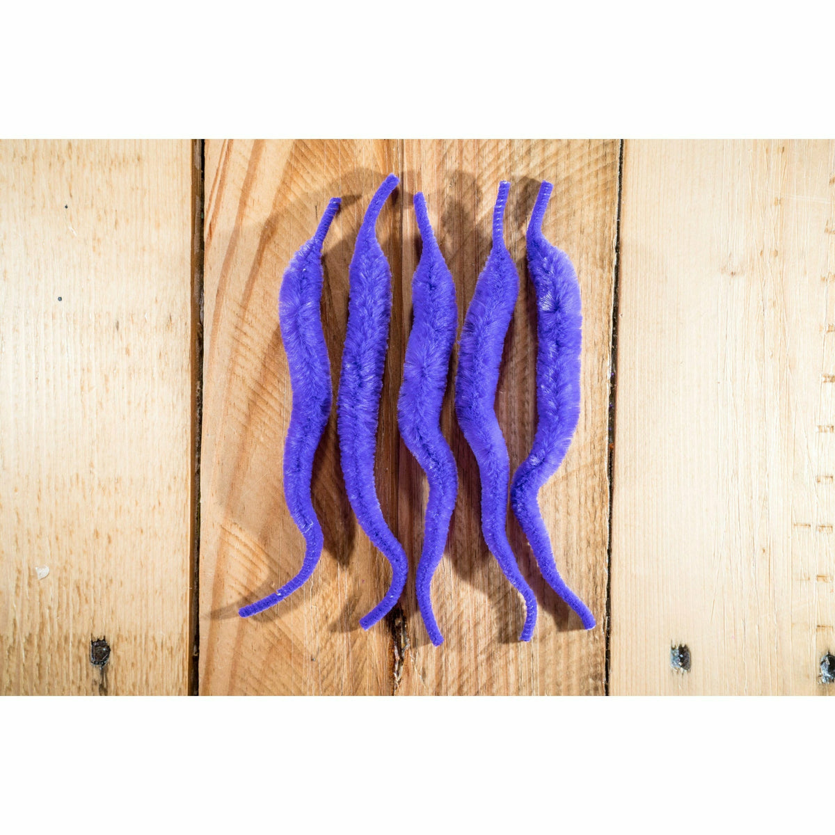Mangum's 4 Inch UV2 Micro Dragon Tails #298 Purple, variegated fly tying material