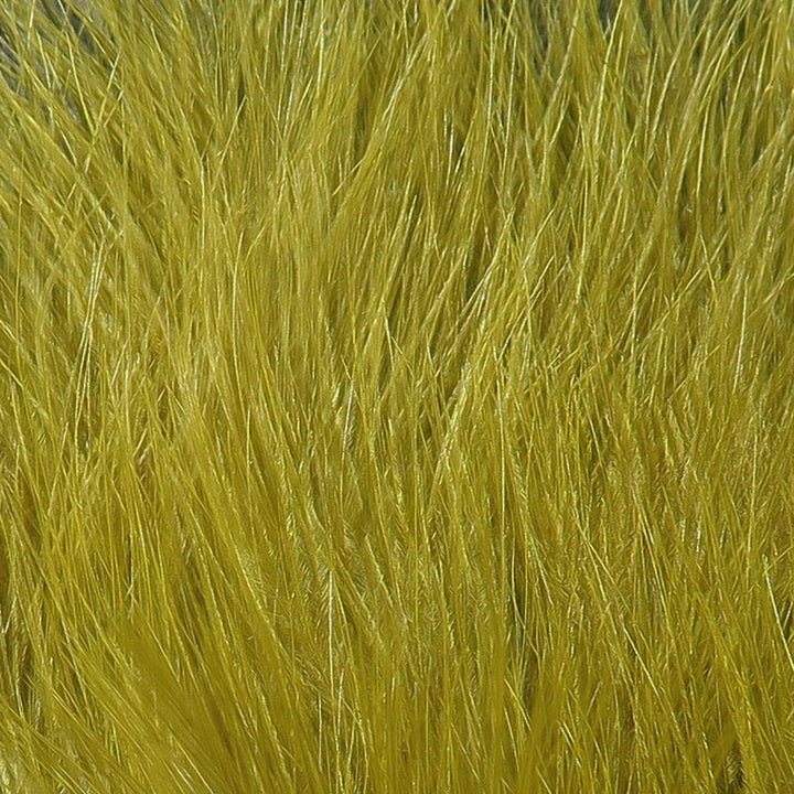 Yellow-green Marabou feather density and length