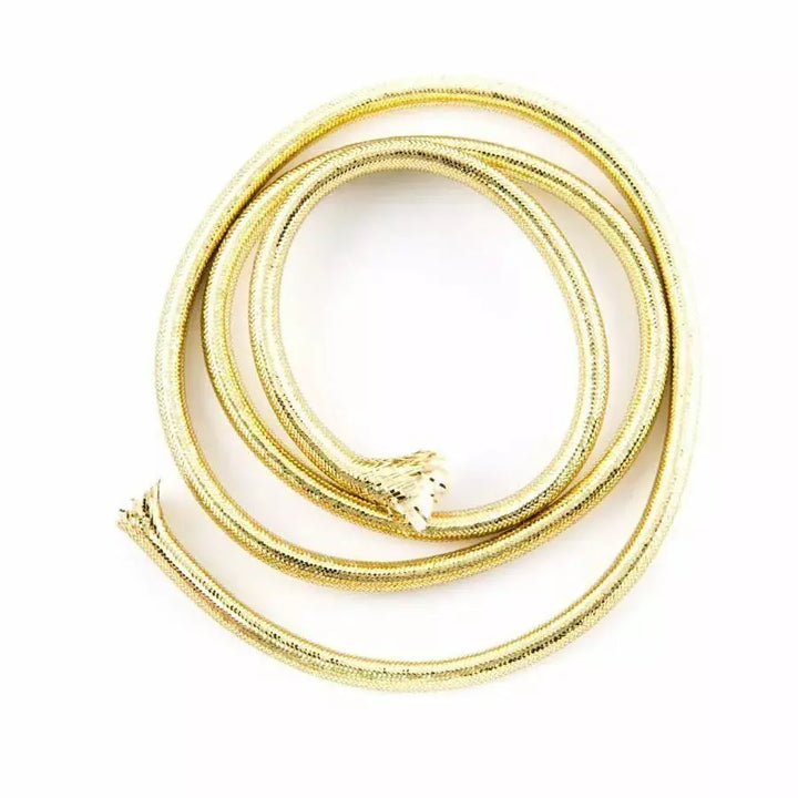 Reflective gold spiral fly tying cord