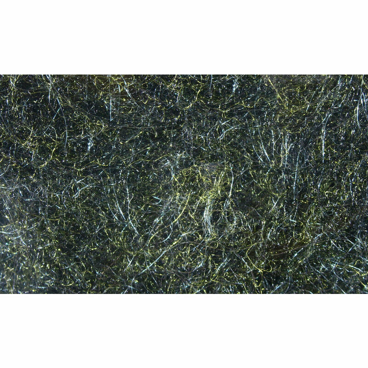 Black Nymph Blend Dubbing with iridescent chartreuse speckles