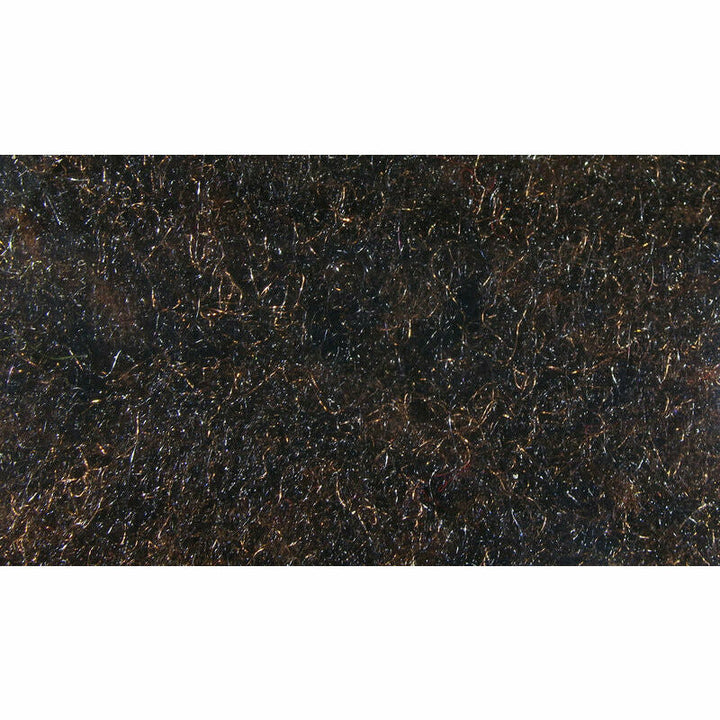 Dark brown dubbing with shimmering gold and bronze highlights