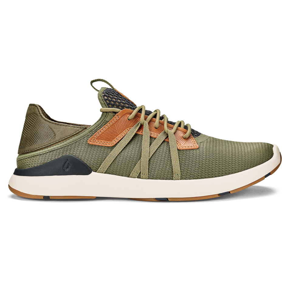 Olukai Mio Lī olive green lightweight casual sneaker