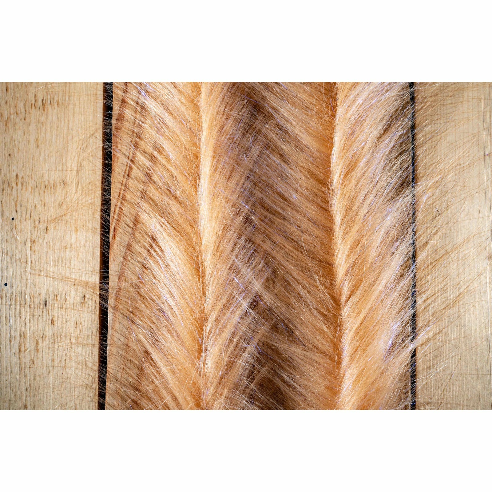 Camel RD Polar Fiber Brush 3" with iridescent purple highlights