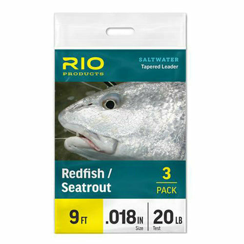 Rio Redfish & Sea Trout Tapered Leader 9' - 3 Pack