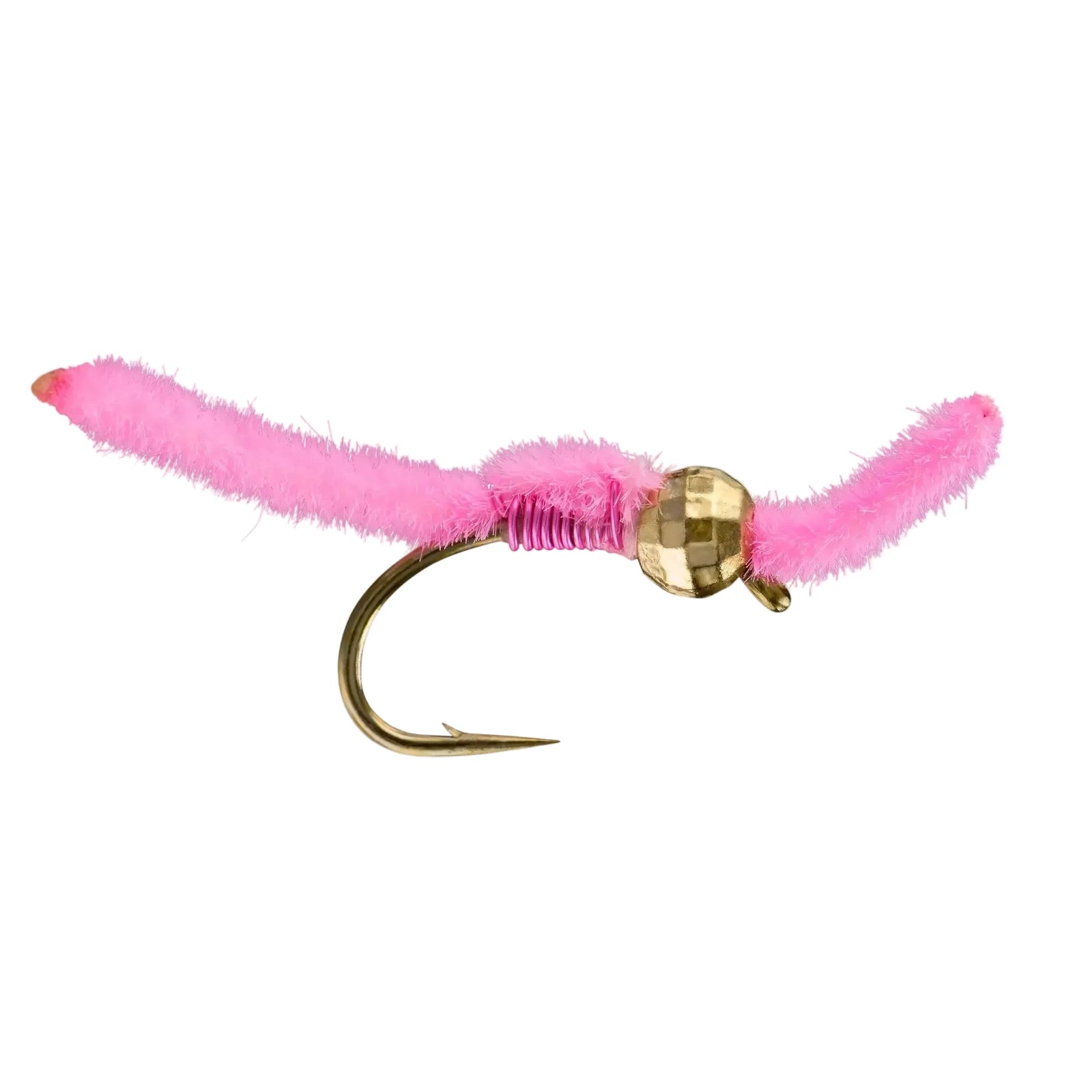 Rio San Juan Worm TB bright pink tungsten beadhead fishing nymph