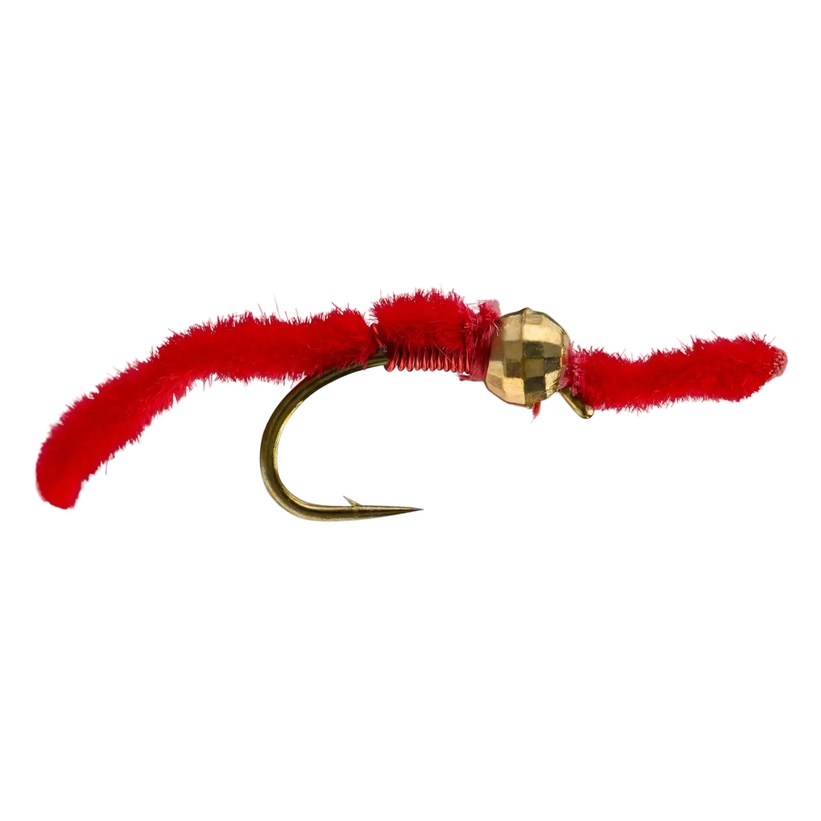 Rio San Juan Worm TB red tungsten beadhead freshwater nymph fly