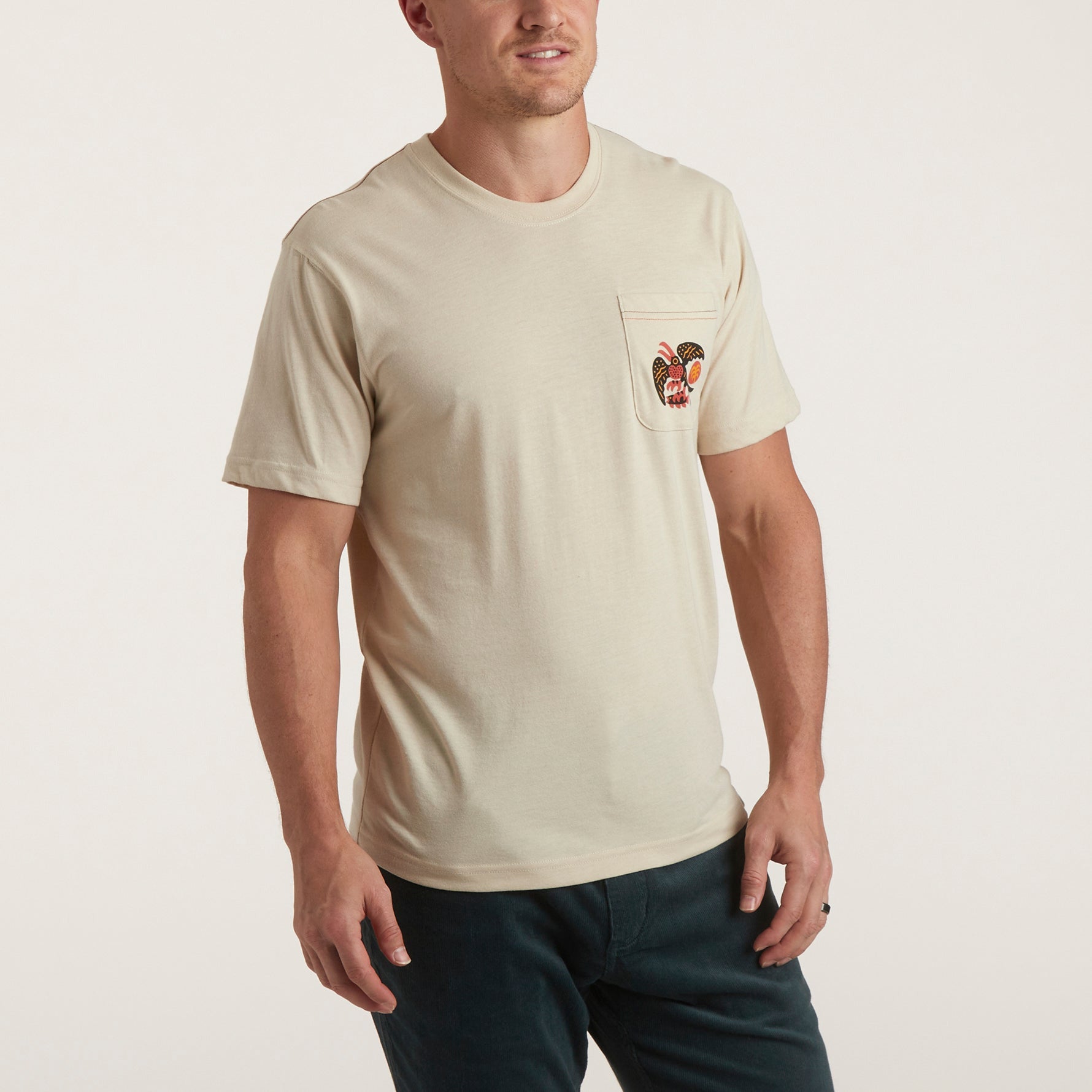 Howler Bros - Frigate Badge Pocket T-Shirt : Sand