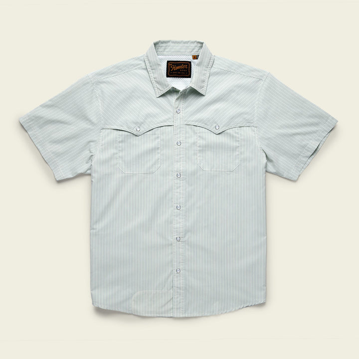 Howler Bros Open Country Tech Shirt - Pecos Stripe : Dove
