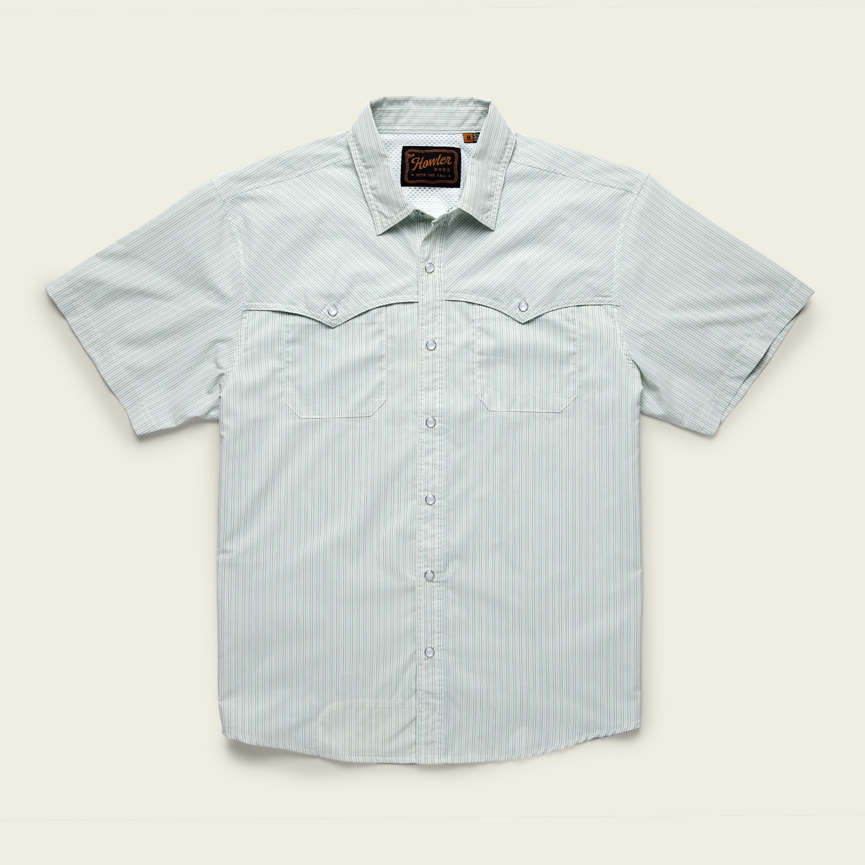 Howler Bros Open Country Tech Shirt - Pecos Stripe : Dove