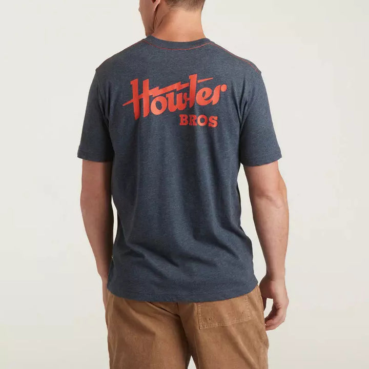 Howler Bros - Dual Howler T-Shirt : Navy Heather