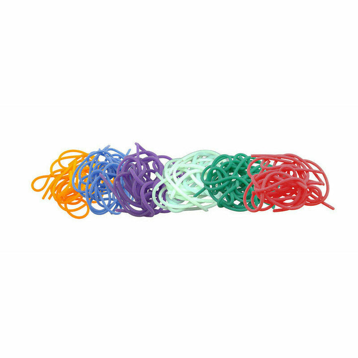 Assorted color pack of Squirmy Wormies fly tying materials