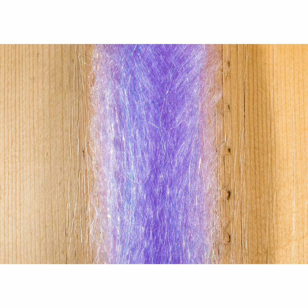 Light purple Steve Farrar SF Blend fly tying fiber with iridescent flash