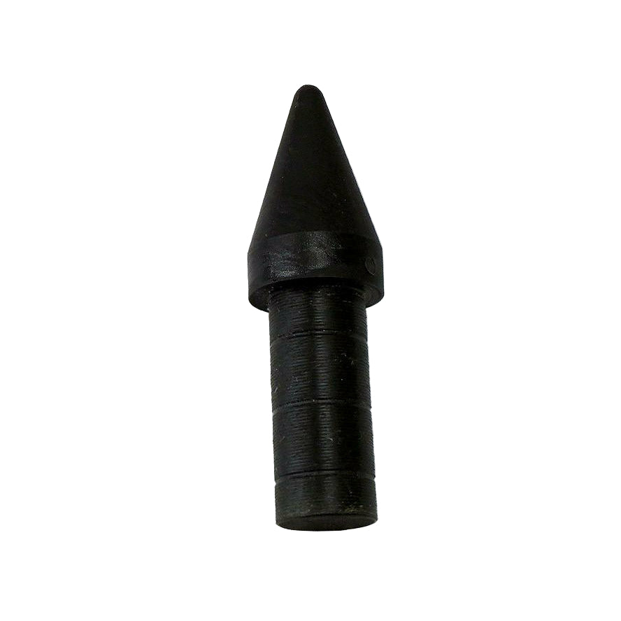 Black nylon Stiffy Spike replacement tip for Extreme series FiberTex push poles