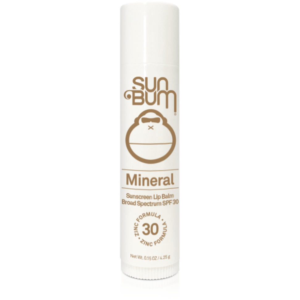 Sun Bum Mineral SPF 30 Sunscreen Lip Balm with zinc formula and shea butter
