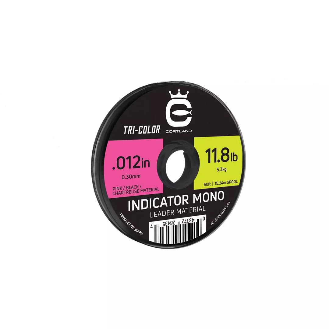 Cortland - Indicator Mono Leader Material : Tricolor