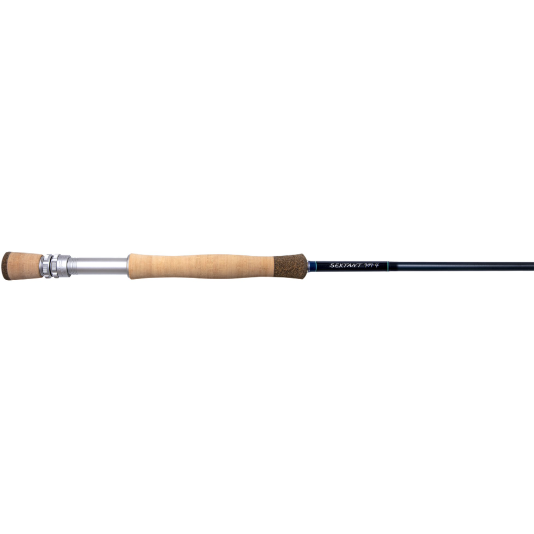 Thomas & Thomas Sextant 90F-4 fly rod with cork handle and black graphite blank