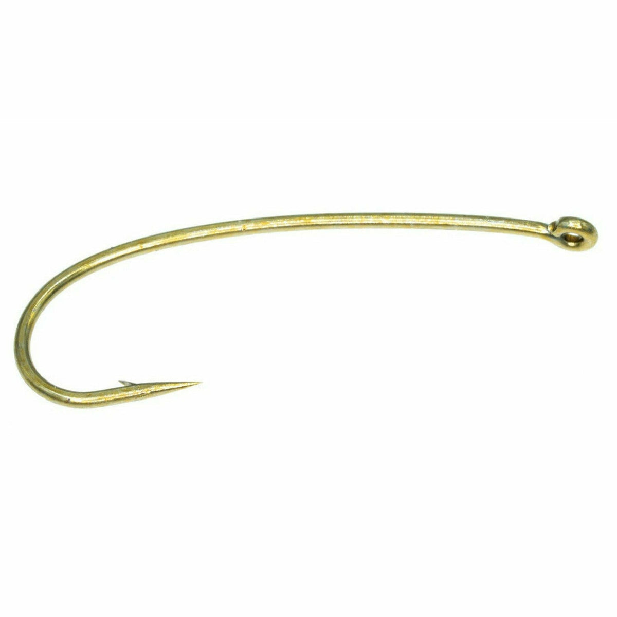 Umpqua TMC2312 bronze forged fly tying hook with straight eye and curved shank