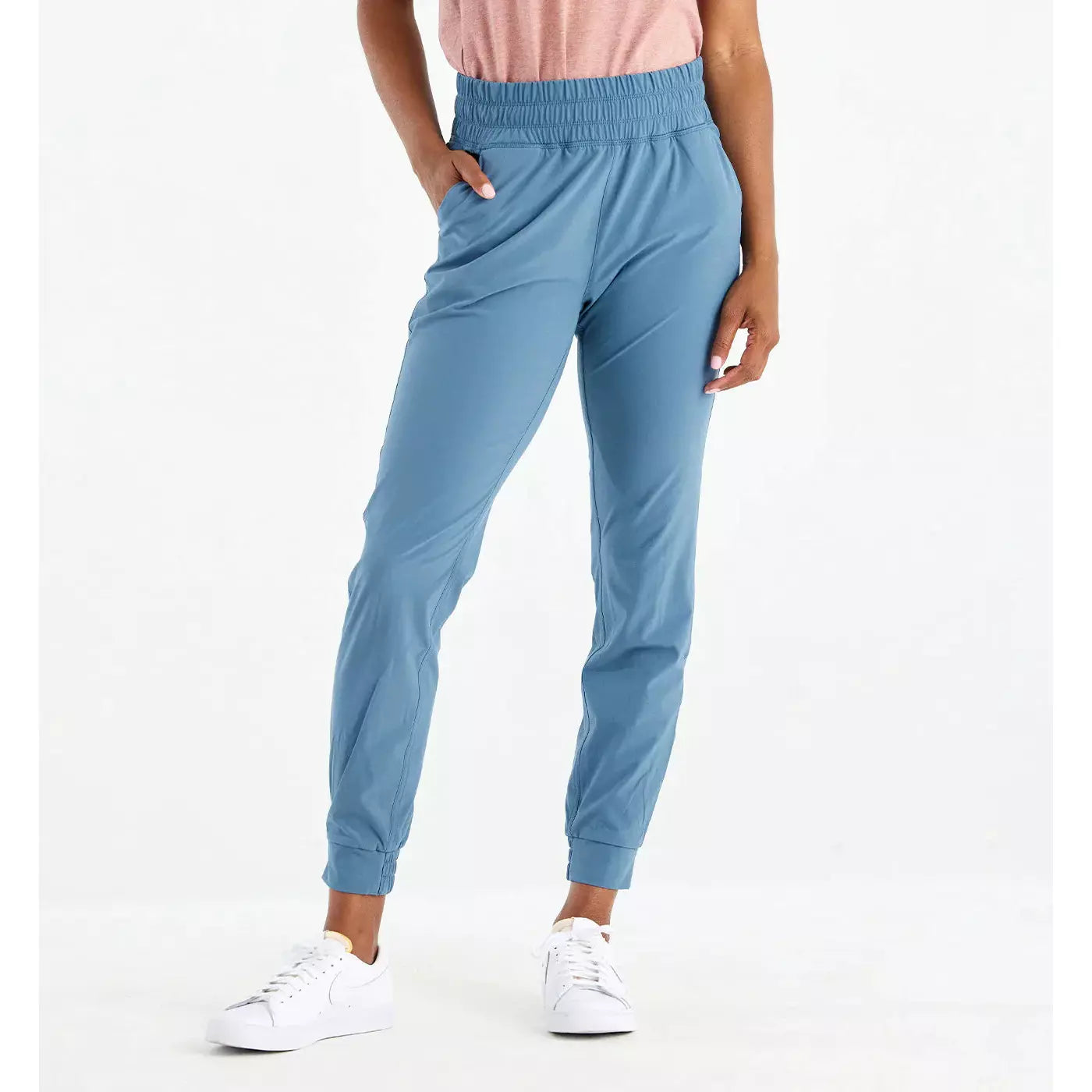 Free Fly Women's Breeze Pull-On Jogger - Pacific Blue