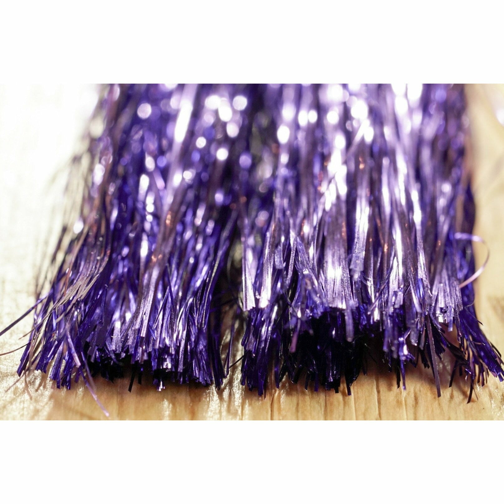 Tinsel Fringe Garland - Purple