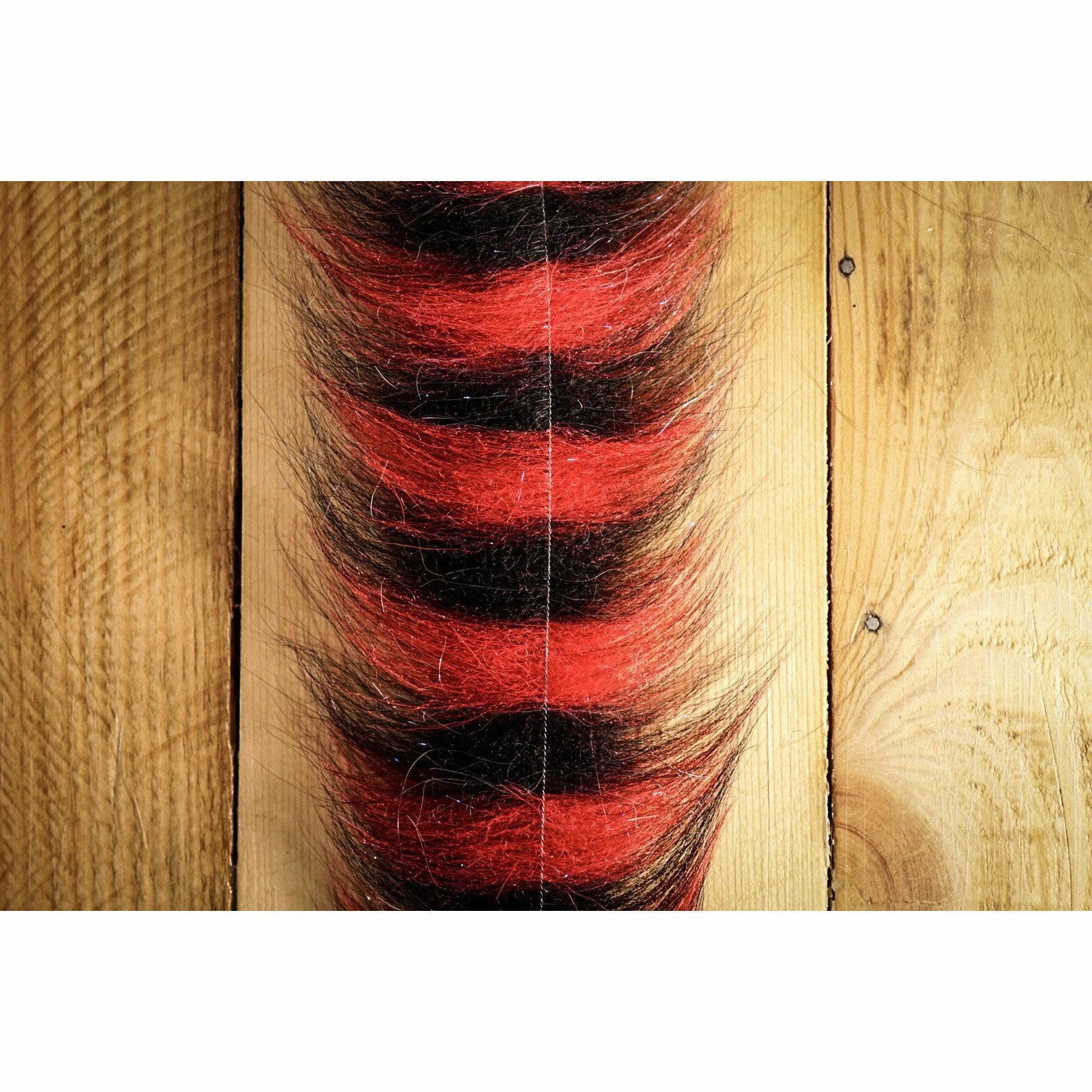 EP Sommerlatte's Grizzley Foxy Brush 3" - Black & Red