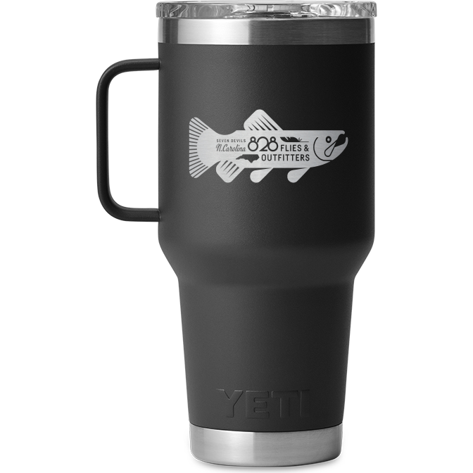 REAL YETI 20 Oz. Travel Mug With Stronghold Lid Laser Engraved